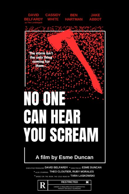Horror movie poster for No One Can Hear You Scream
